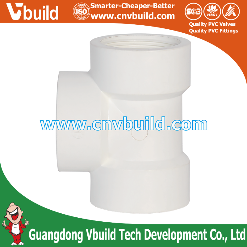 NF04: TEE F/F (PVC BS THREAD FITTINGS)