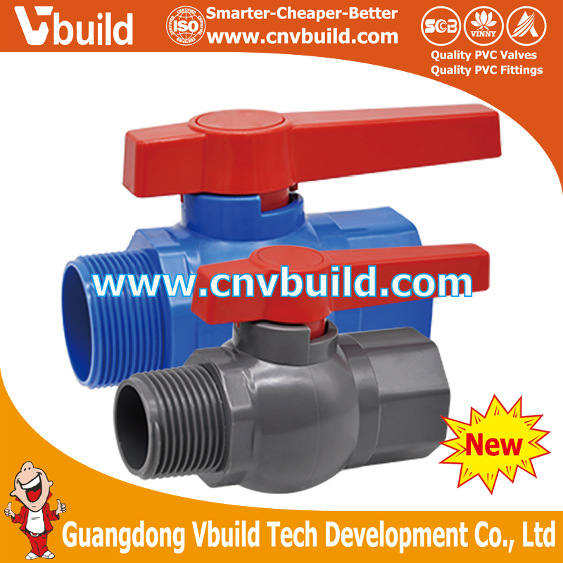 VB05：DCTAGONAL BALL VALVE (PVC)