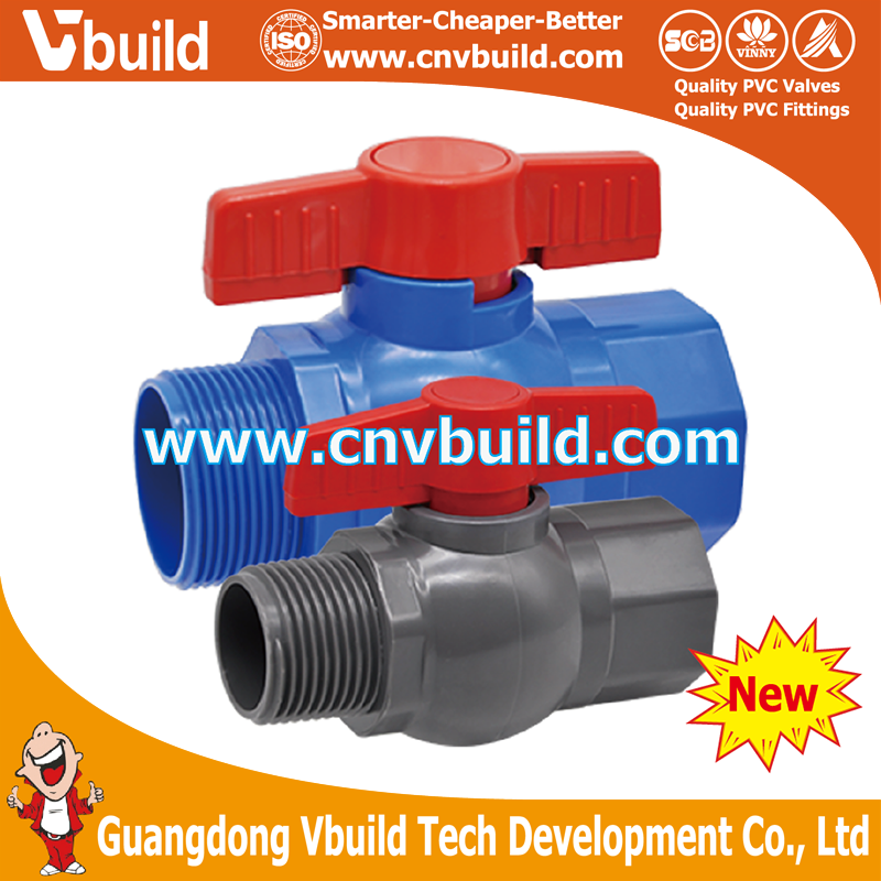 VB05：DCTAGONAL BALL VALVE (PVC)