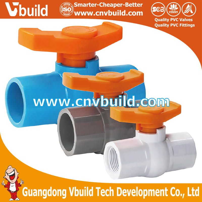 VB02：DCTAGONAL BALL VALVE (PVC)