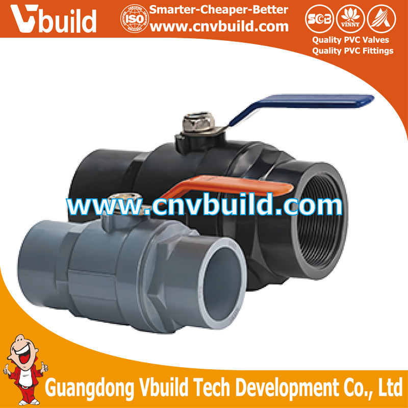 NC02-TWO PIECES BALL VALVE (PVC)