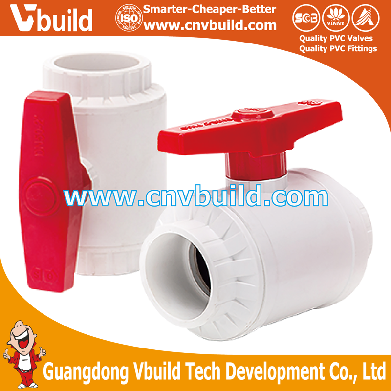 NB07-TWO PIECES BALL VALVE (PVC)