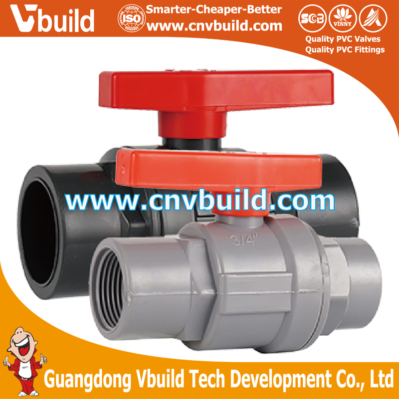 NB05-TWO PIECES BALL VALVE (PVC)