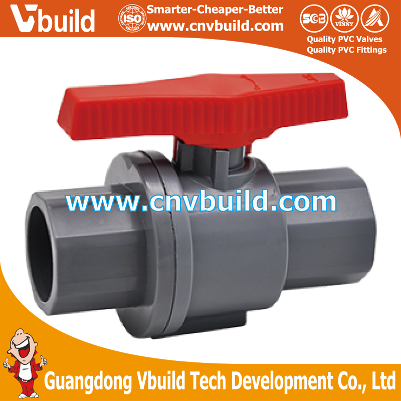 NB03-TWO PIECES BALL VALVE (PVC)