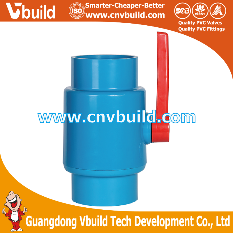 NB01A-TWO PIECES BALL VALVE (PVC)