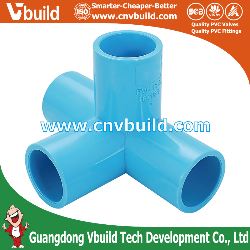 TF20：4-WAY 90° SIDE TEE  (PVC THAI STANDARD FITTINGS)