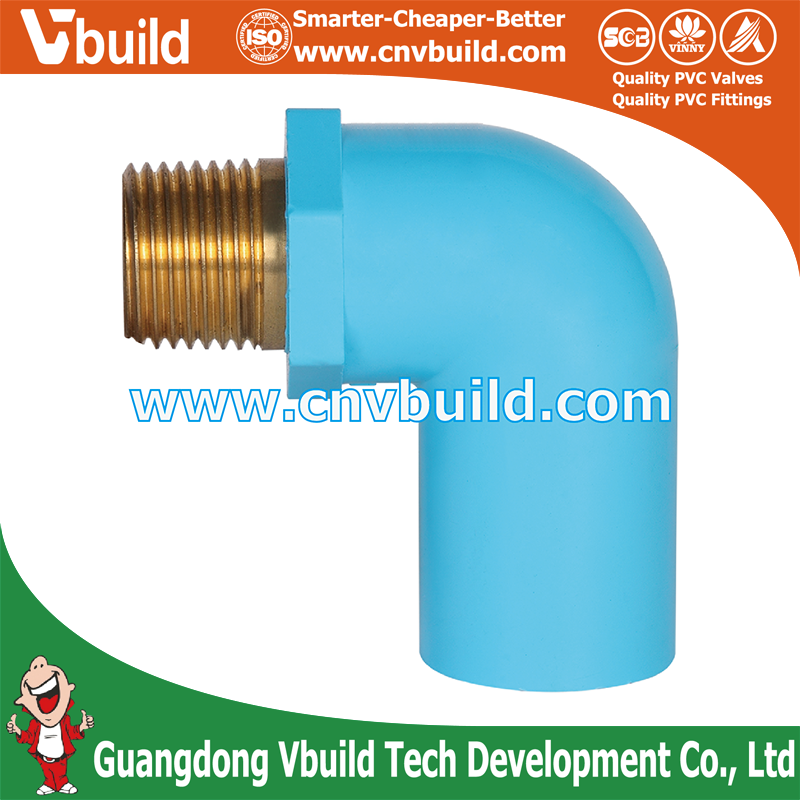 TF32： BRASS VALVE ELBOW 90° (PVC THAI STANDARD FITTINGS)