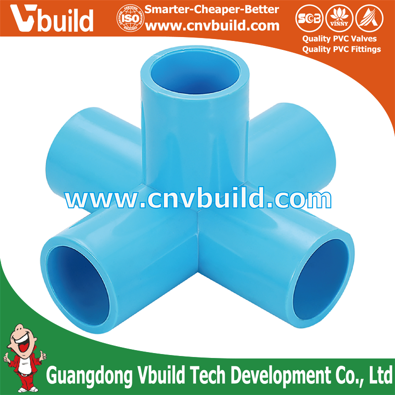 TF38：5-WAY 90° SIDE TEE  (PVC THAI STANDARD FITTINGS)
