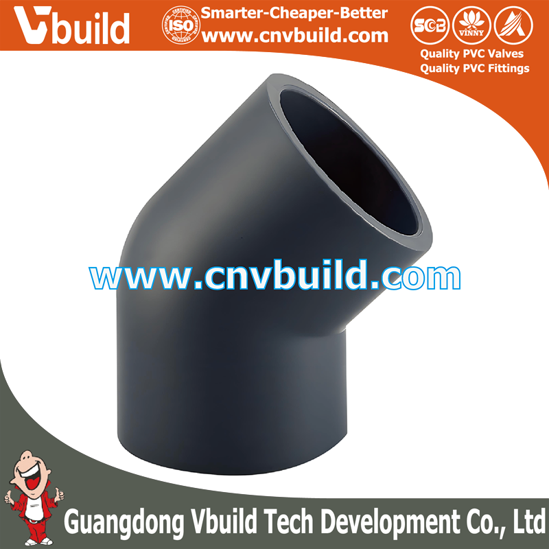 BS04：ELBOW 45° (BS4346 PN16 PVC PRESSURE FITTINGS)
