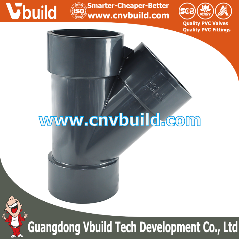 CFU07: WYE TEE   (ASTM SCH8O CPVC PIPES &FITTINGS)