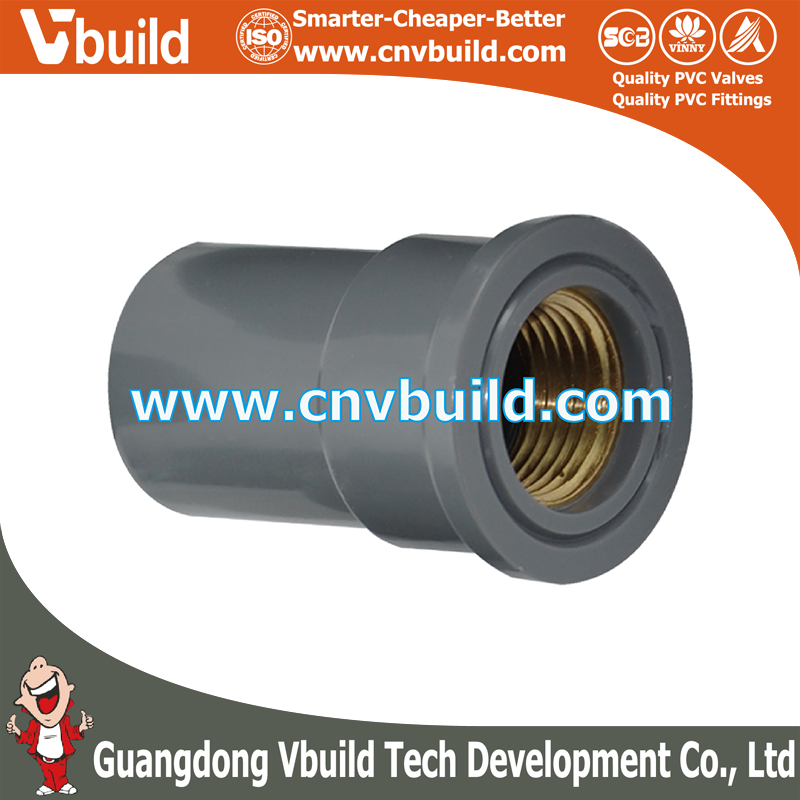 JF10: PVC Brass Female Socket (JIS STANDARD FITTINGS)