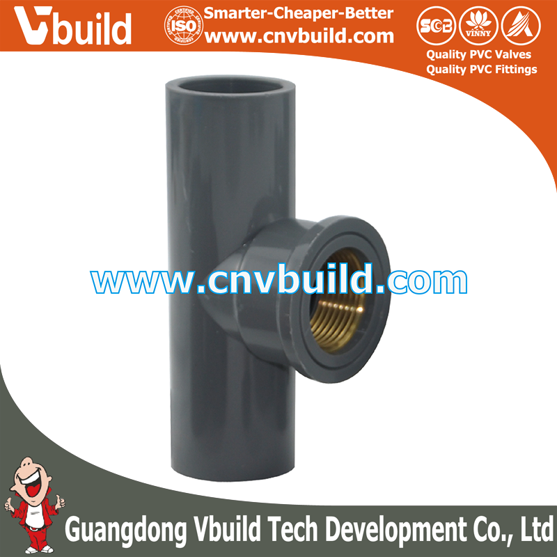 JF11: PVC Brass Female TEE (JIS STANDARD FITTINGS)