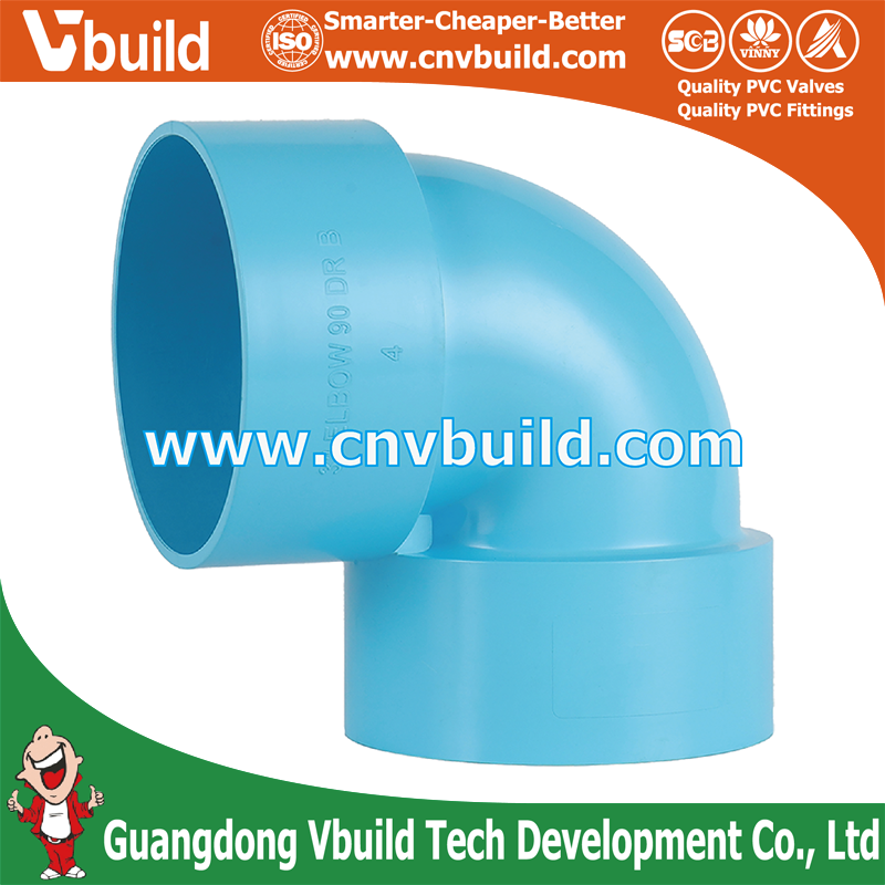 Hot !  DF02： PVC Elbow 90°-DR B  (THAI Standard Drainage Fittings)