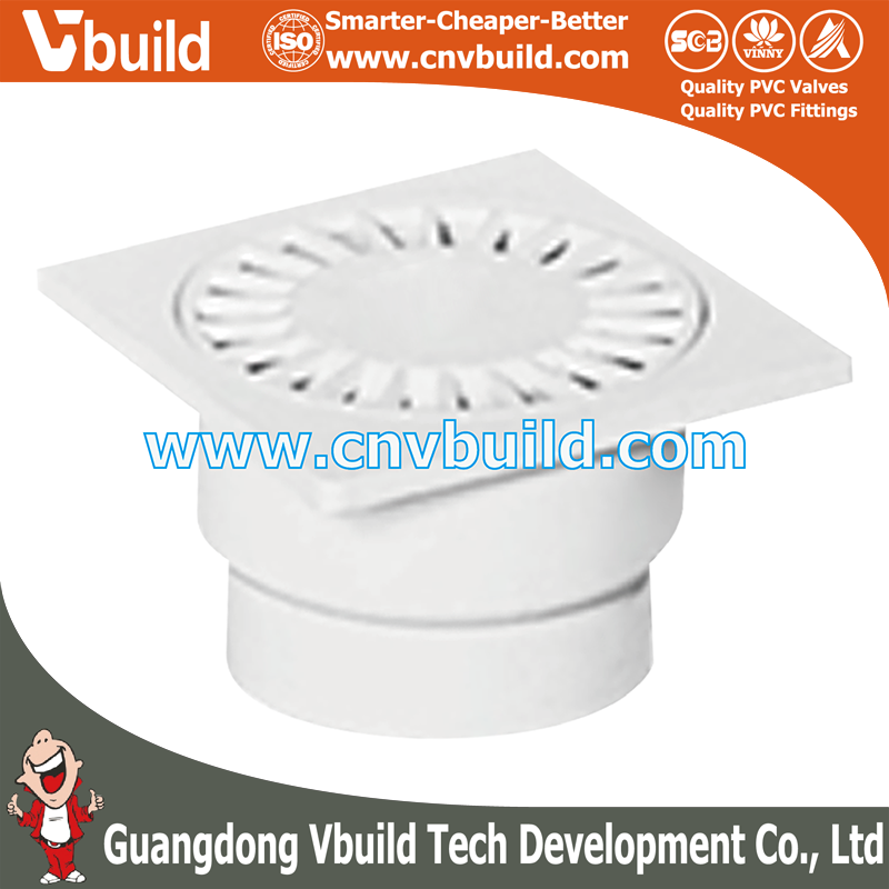 PS32：Square Floor Drain II-DR (PVC DIN DRAINAGE FITTINGS)