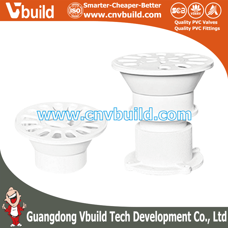 PS35：HORN-SHAPE Pre Embedded Floor Drain-DR (PVC DIN DRAINAGE FITTINGS)