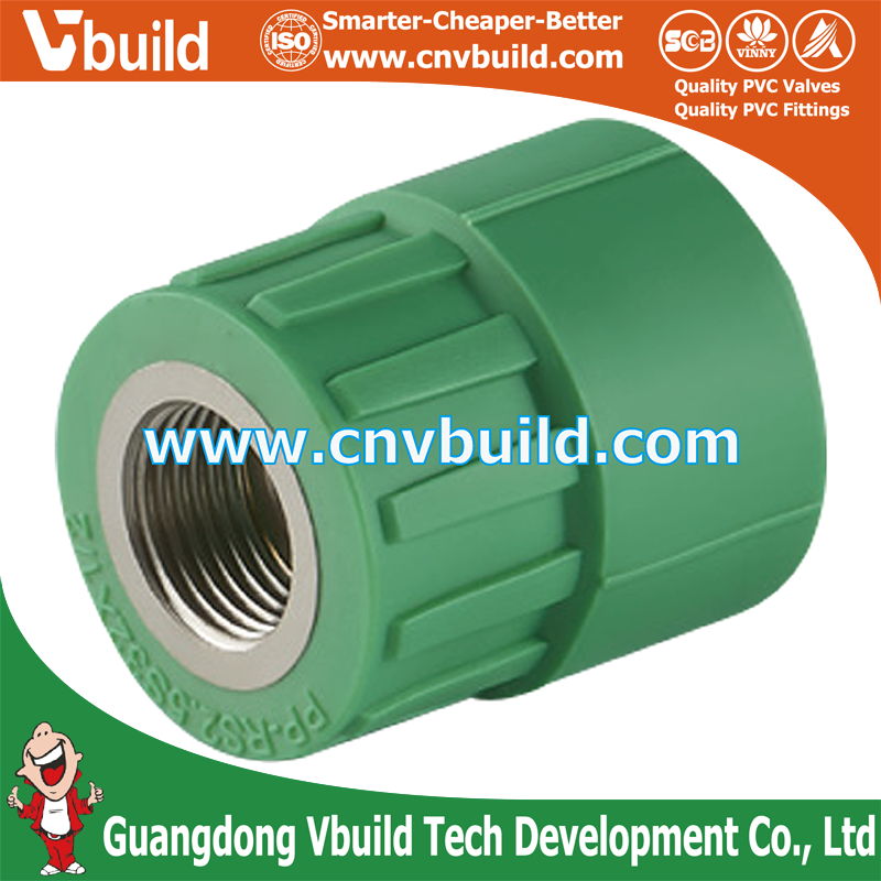 PF06: COPPER FEMALE COUPLING（PPR DIN PIPES & FITTINGS）