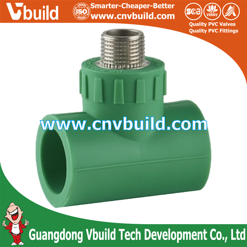 PF09: COPPER MALE TEE（PPR DIN PIPES & FITTINGS）