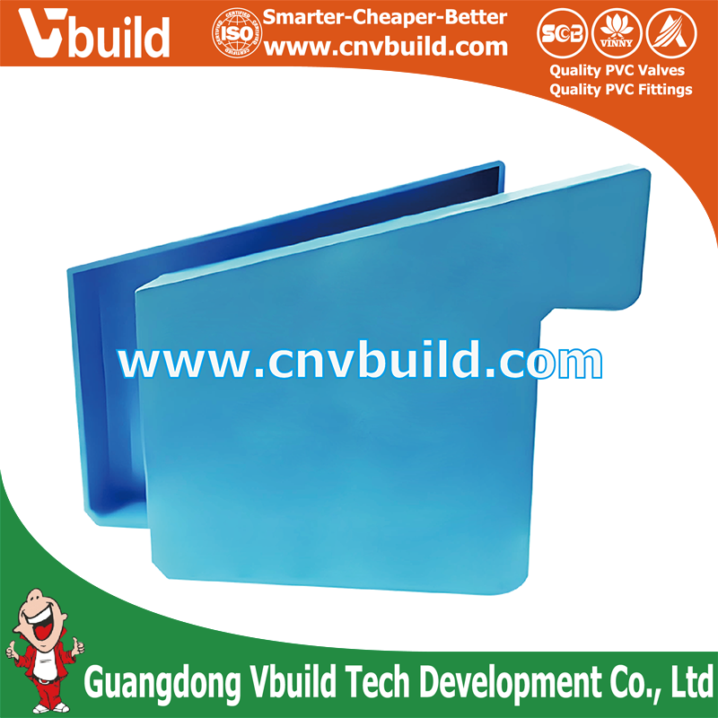 DF43：PVC  GUTTER END CAP  (THAI Standard Drainage Fittings)