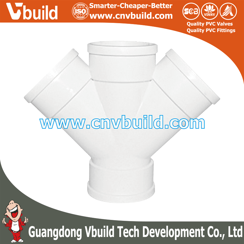 PS08：CROSS Y-DR (PVC DIN DRAINAGE FITTINGS)