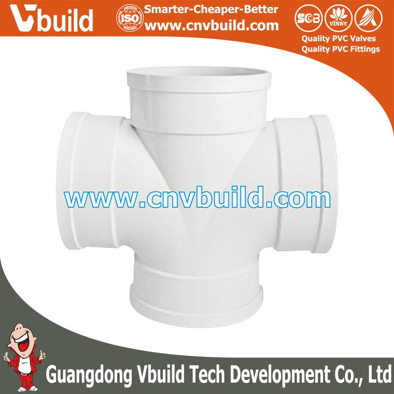 PS10：CROSS-DR (PVC DIN DRAINAGE FITTINGS)