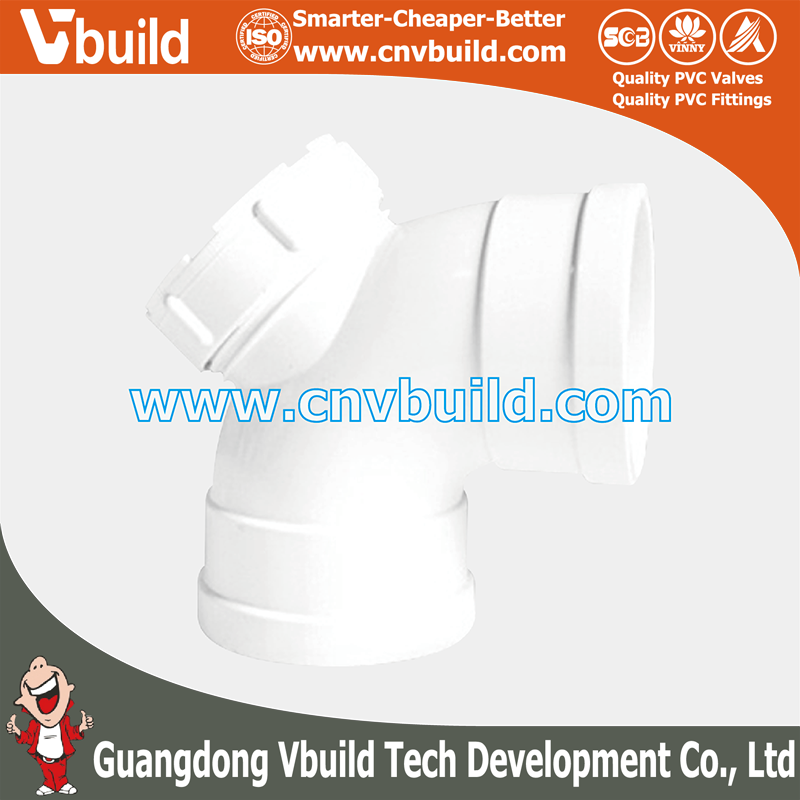 PS11：ELBOW 90°-TRAP(C/O)-DR  (PVC DIN DRAINAGE FITTINGS)