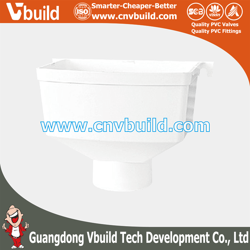 PS15：GUTTER HOPPER  -DR (PVC DIN DRAINAGE FITTINGS)