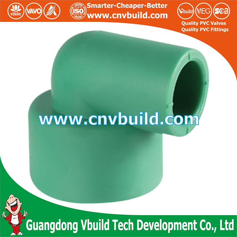 PF53:  REDUICNG ELBOW 90°（PPR DIN PIPES & FITTINGS）
