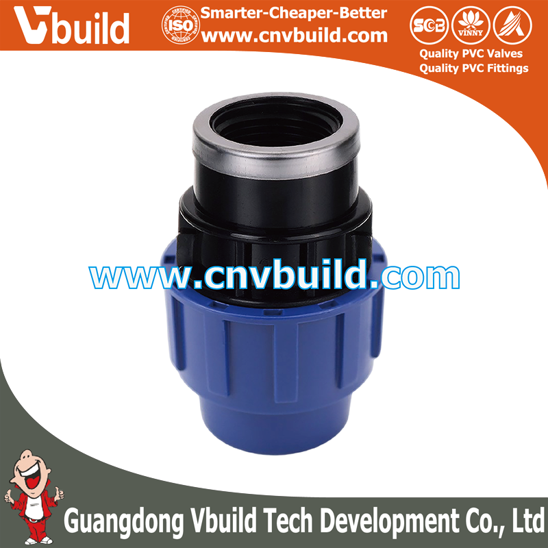 PP05: FEMALE COUPLING（DIN PP COMPRESSION FITTINGS）
