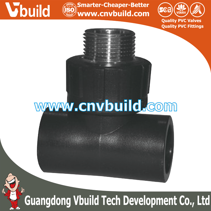 PEF09: COPPER MALE TEE（PE DIN PIPES & FITTINGS）