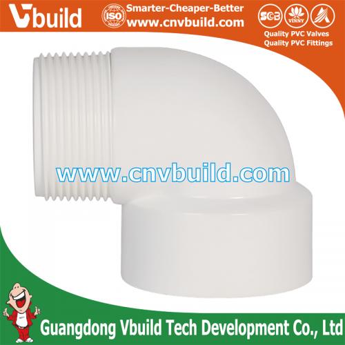 NF08: ELBOW 90° M/F  (PVC BS THREAD FITTINGS)