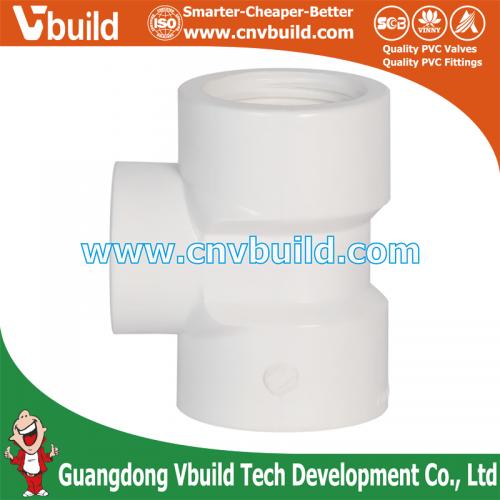 NF09: REDUCING TEE F/F  (PVC BS THREAD FITTINGS)