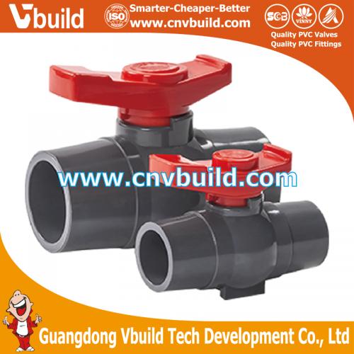 VC06：CONICAL BALL VALVE (PVC)