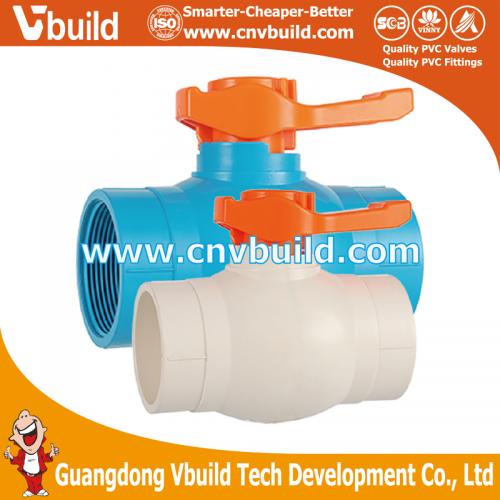 VC04：CONICAL BALL VALVE (PVC)