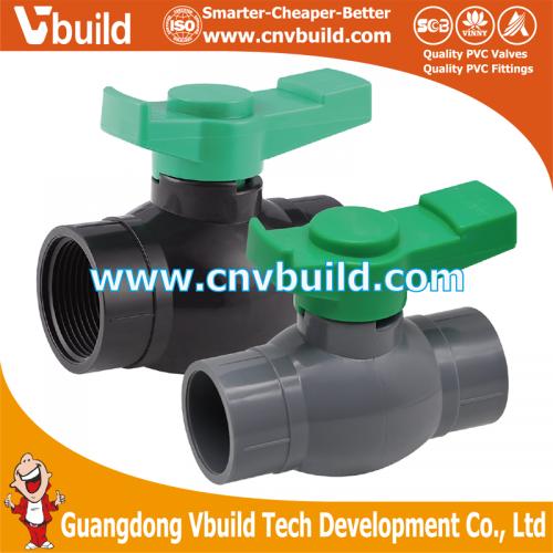 VC03：CONICAL BALL VALVE (PVC)