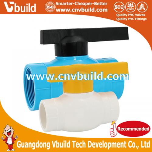 VC02：CONICAL BALL VALVE (PVC)