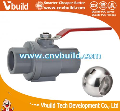 NC03-TWO PIECES BALL VALVE (PVC)
