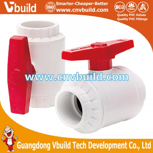 NB07-TWO PIECES BALL VALVE (PVC)