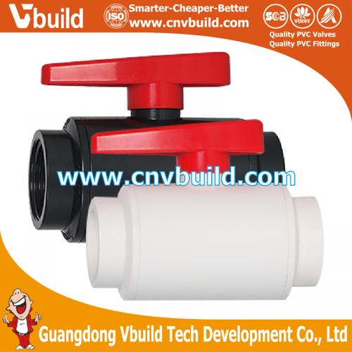 NB06-TWO PIECES BALL VALVE (PVC)