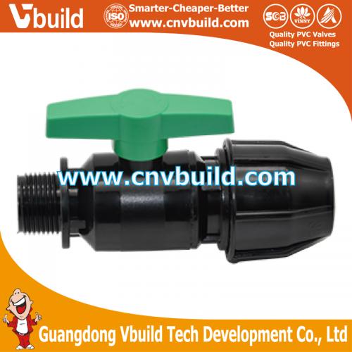 NB04A-TWO PIECES BALL VALVE (PP)