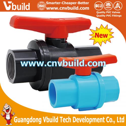 New: NB02-TWO PIECES BALL VALVE (PVC)