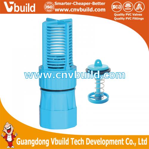 VE03： SPRING TYPE FOOT VALVE (PVC)