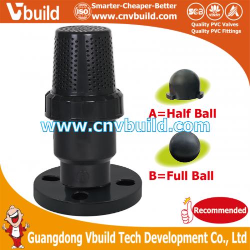VE13：FLANGED & BALL TYPE FOOT VALVE(PVC)