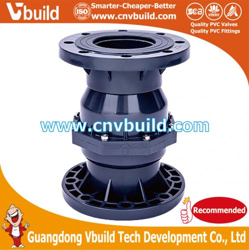 VF02：FLANGED SWING TYPE CHECK VALVE(PVC)