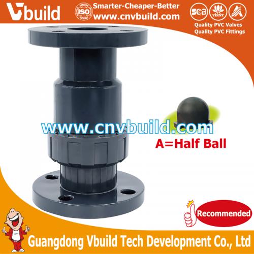 VF07：FLANGED SINGLE UNION BALL TYPE CHECK VALVE