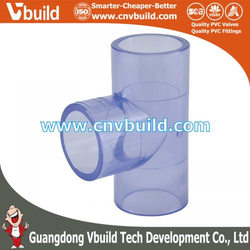 CFT01: TEE (DIN UPVC TRANSPARENT PIPES & FITTINGS)
