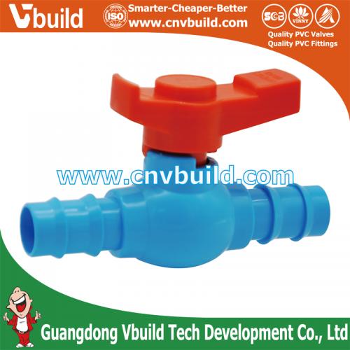 TF26： PUSH IN  BALL VALVE (PVC THAI STANDARD VALVE)
