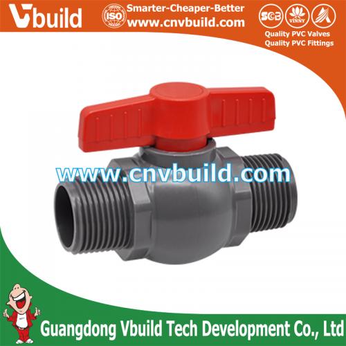TF29： MALE BALL VALVE (PVC THAI STANDARD VALVE)