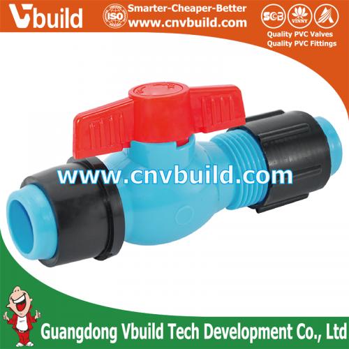 TF30： VALVE + MALE BALL VALVE (PVC THAI STANDARD VALVE)