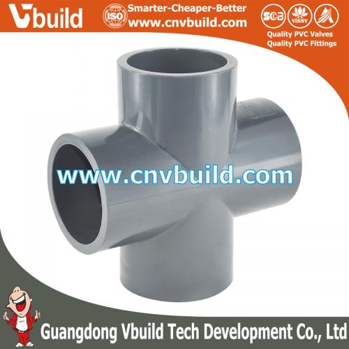 CFC06：CROSS  (DIN CPVC FITTINGS)