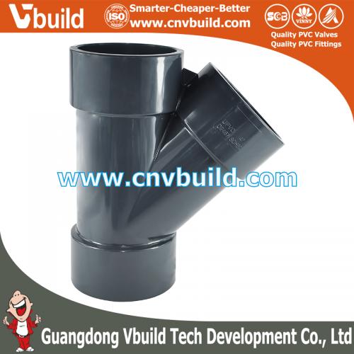 CFU07: WYE TEE   (ASTM SCH8O CPVC PIPES &FITTINGS)